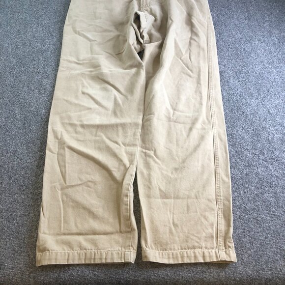 Prana Pants Mens Large Tan Belted Vintage Y2K Gorpcore Hiking Made USA Pockets - Picture 3 of 14